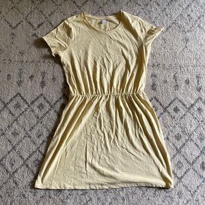NWOT Old Navy Yellow Stripe Dress